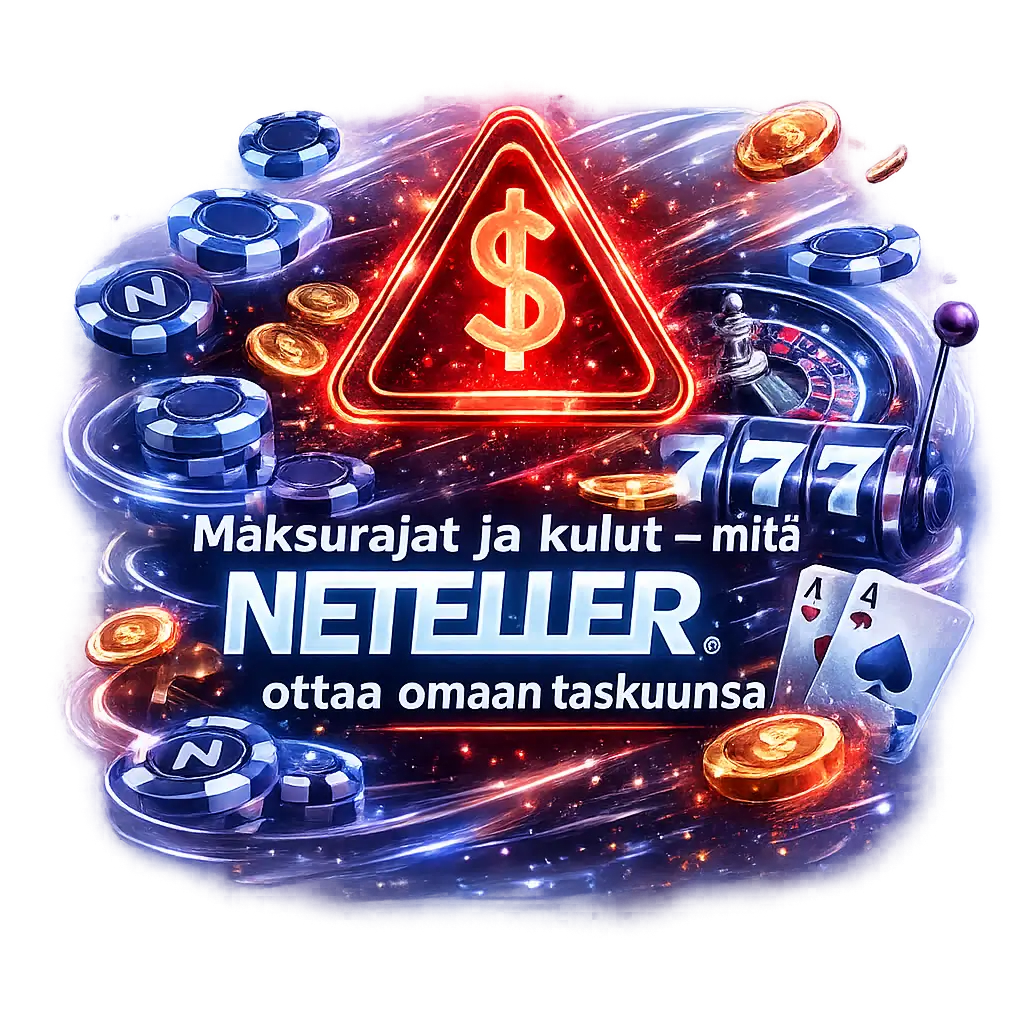 Maksurajat ja kulut – mitä Neteller ottaa omaan taskuunsa