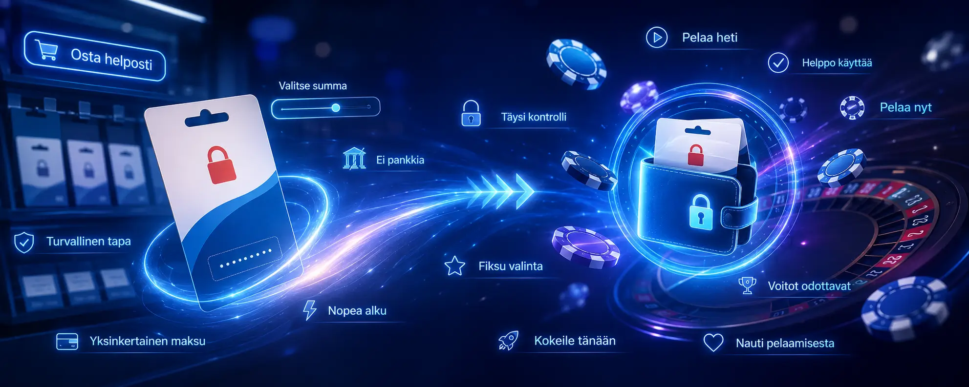 Mistä Paysafecard ostetaan ja miten se toimii