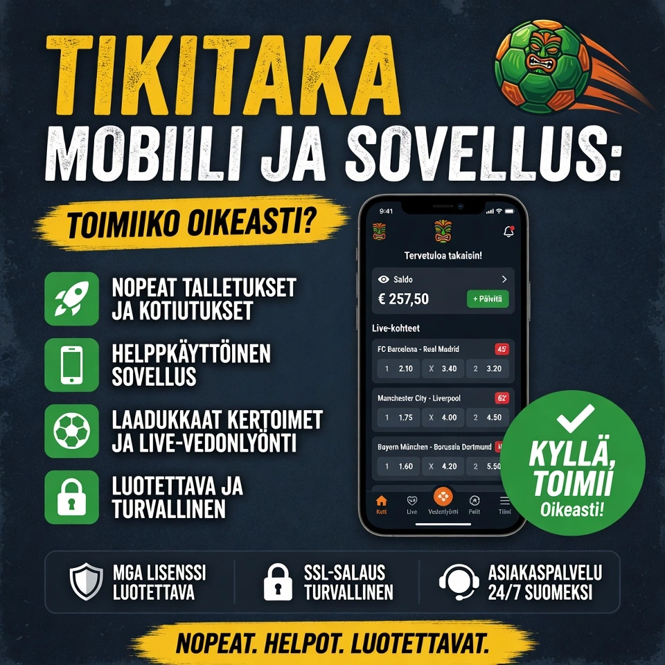 TikiTaka Mobiili ja Sovellus: Toimiiko Oikeasti?